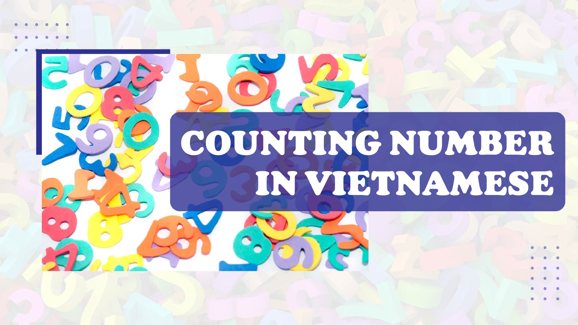 Counting Numbers and Ordinal Numbers in Vietnamese 8 Counting number in Vietnamese 01